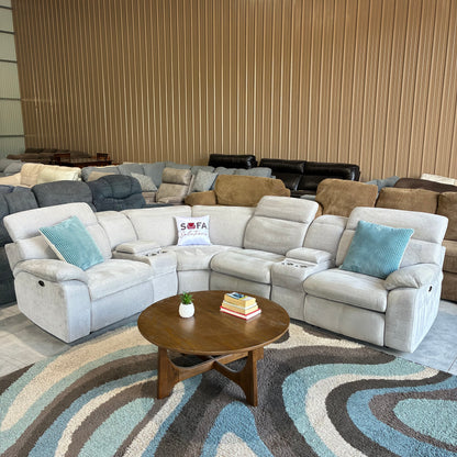 Electric Reclining Modular Sectional Sofa