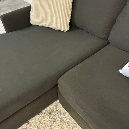 Charcoal Gray L Sectional from American Signature