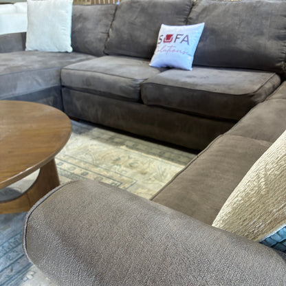 Charcoal Gray Chaise Sectional