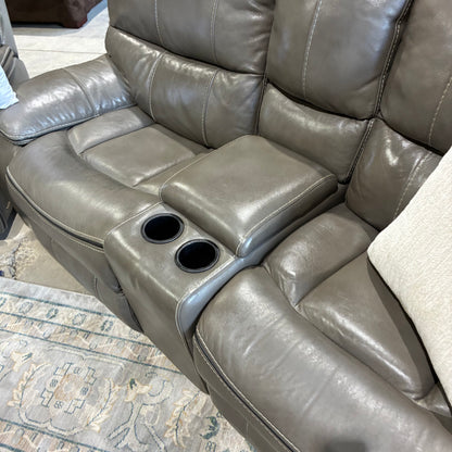 Reclining Leather Sofa Set