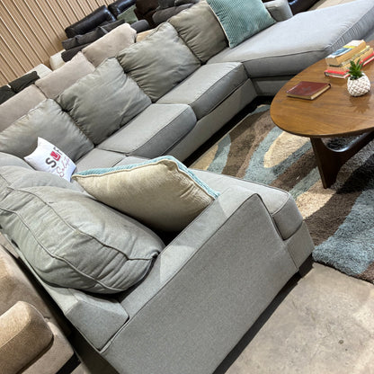 Gray Chaise Sectional