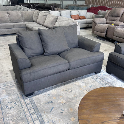 Charcoal Gray Sofa Set