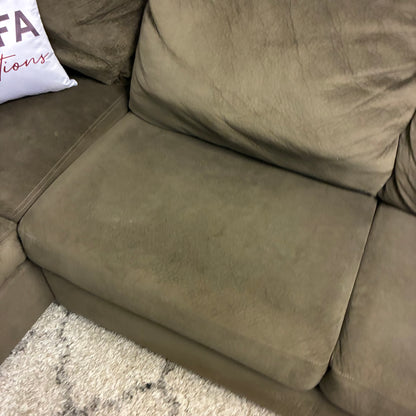 Brown Sectional & Chaise by Ashley