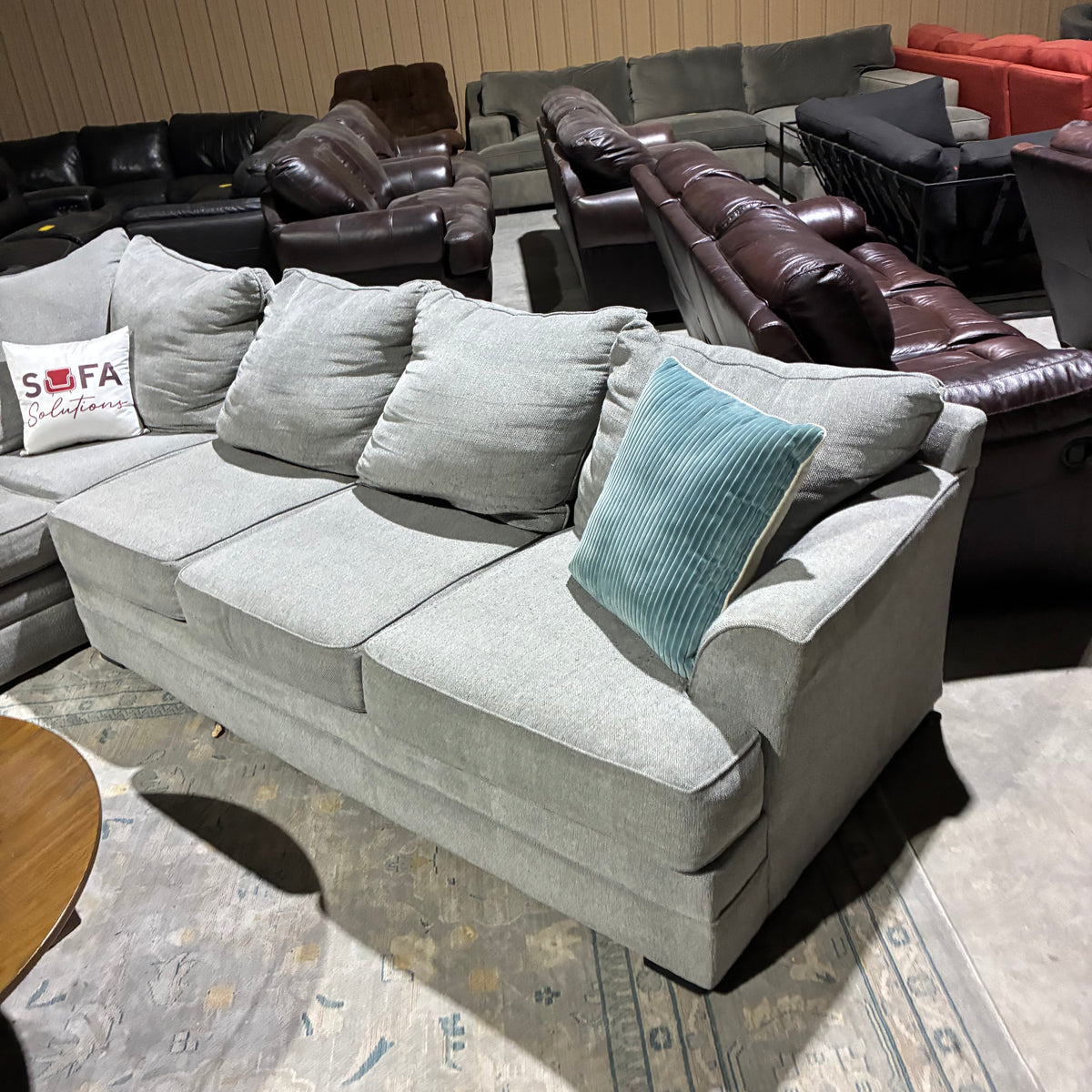 Gray Corner Sectional Sofa