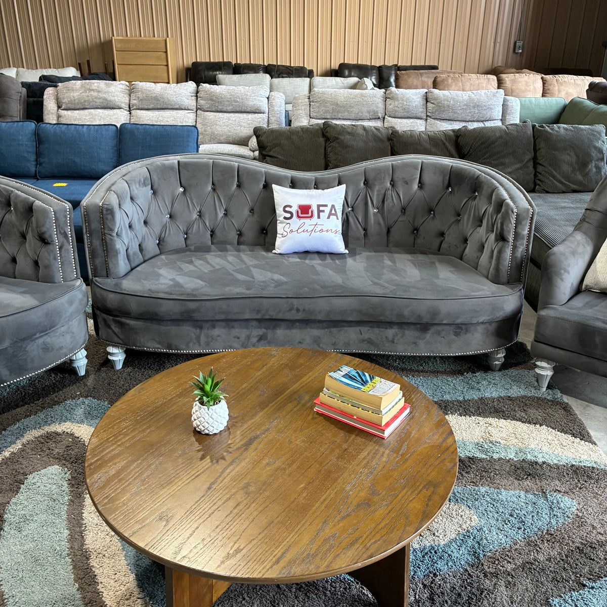 Gray Sofa Set