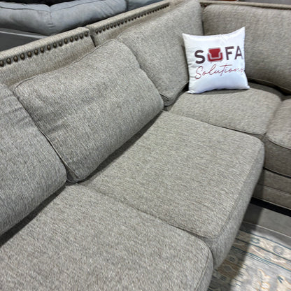 Corner Sectional with Nailhead Trim