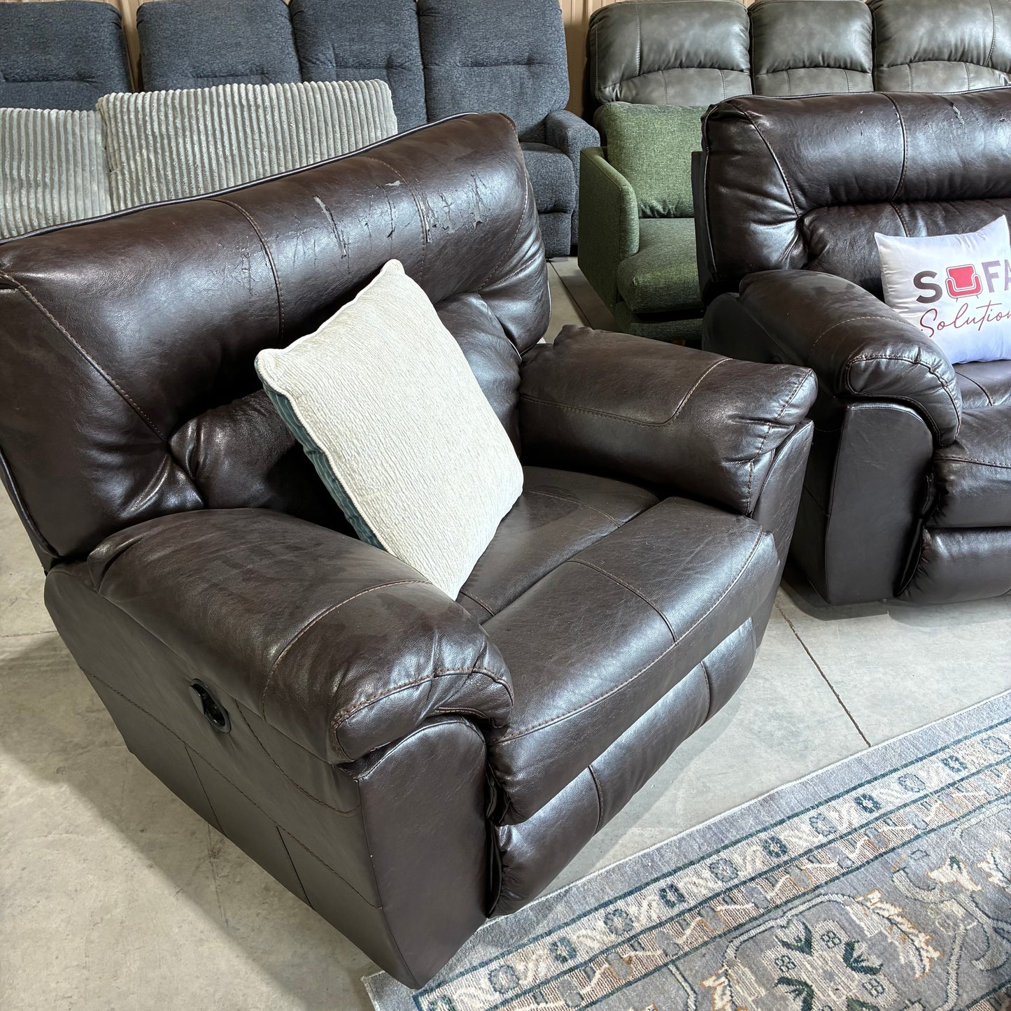Dark Reclining Set