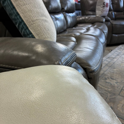 Reclining Leather Sofa Set