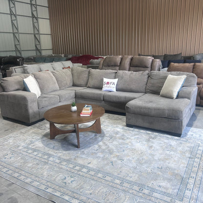 Gray Chaise Sectional