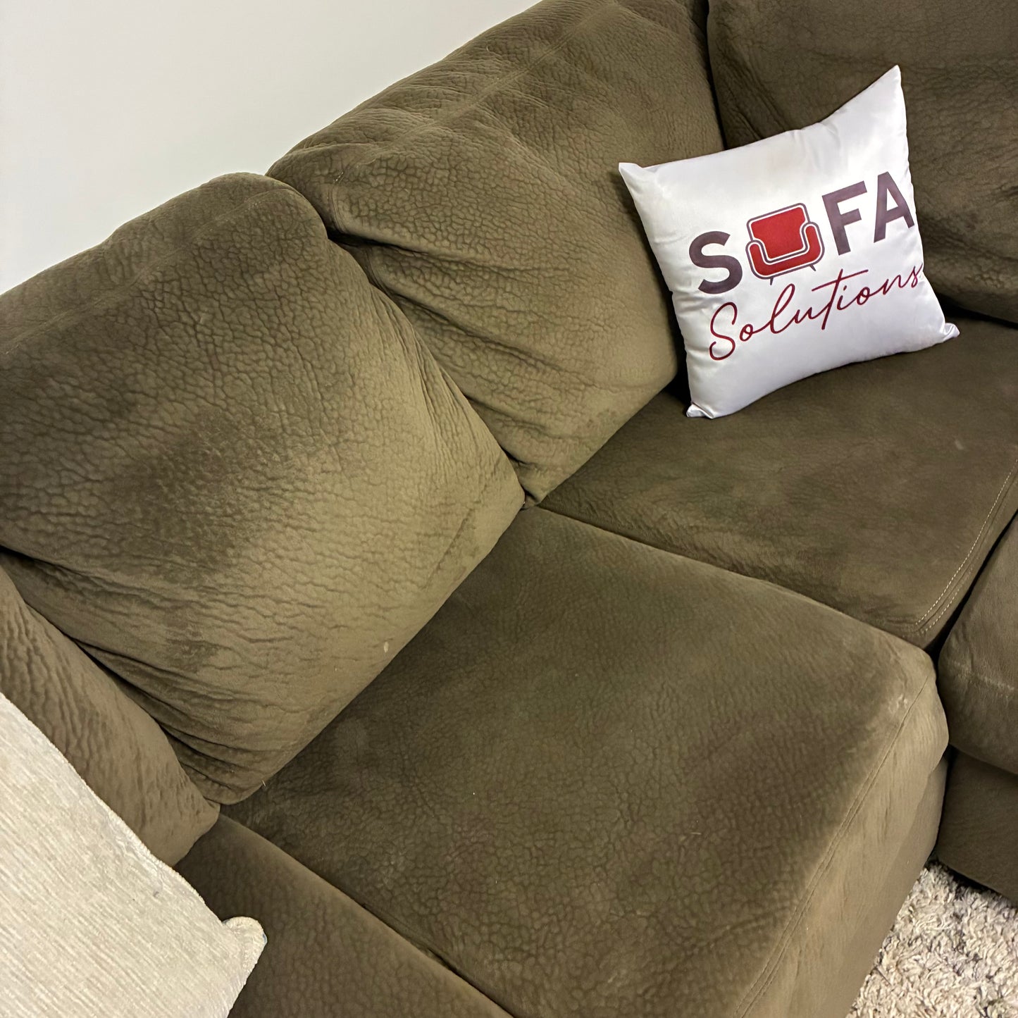 Brown Sectional & Chaise by Ashley