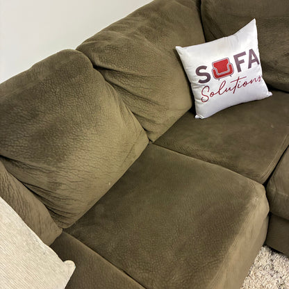 Brown Sectional & Chaise by Ashley