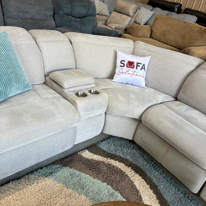 Electric Reclining Modular Sectional Sofa
