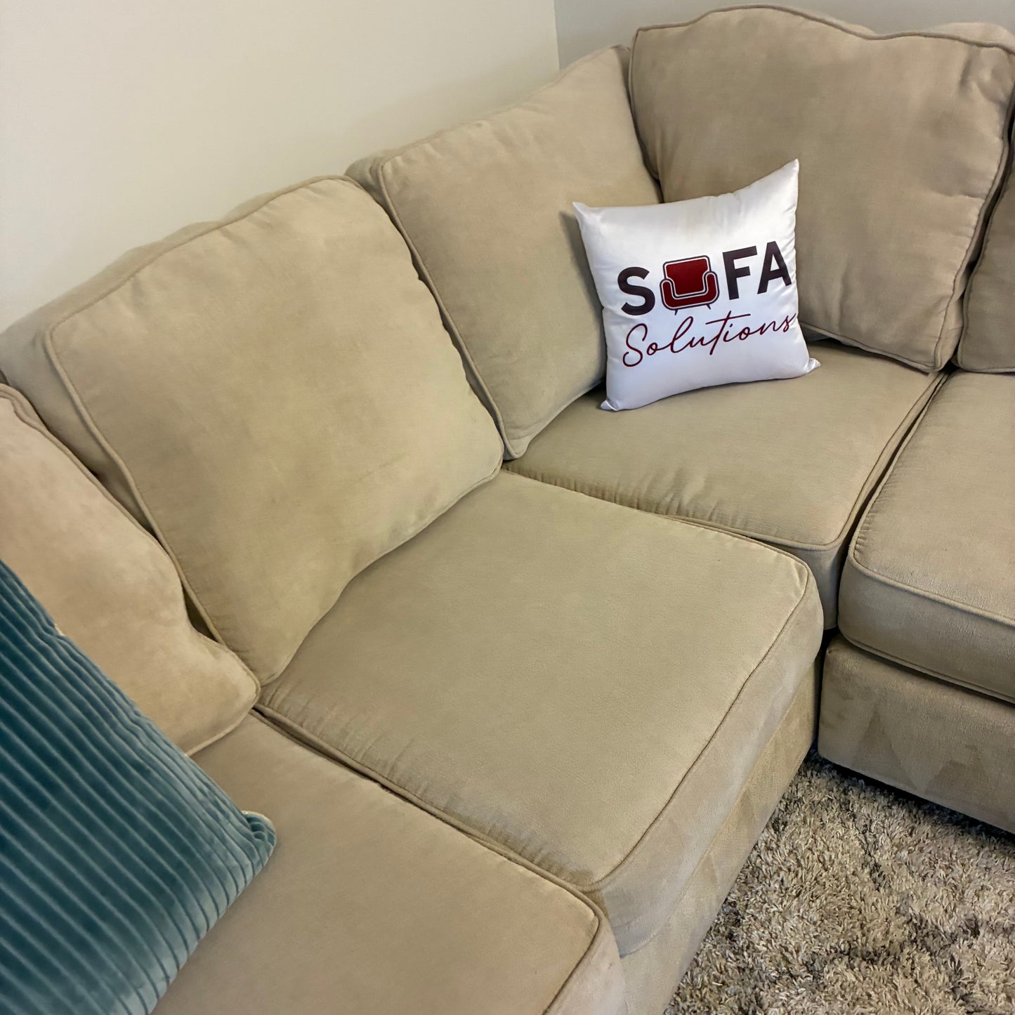 Cream Corner Sectional from Haverty’s