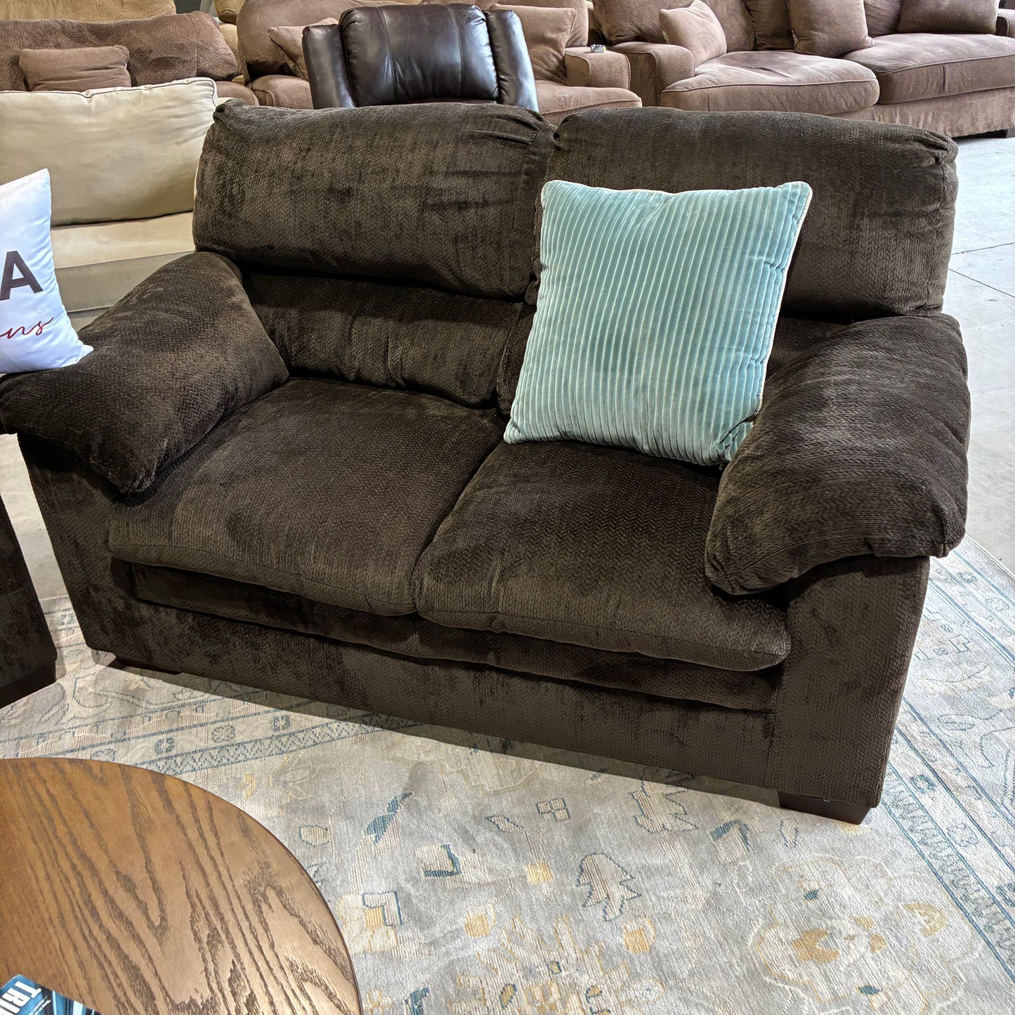 Chocolate Brown Couch Set