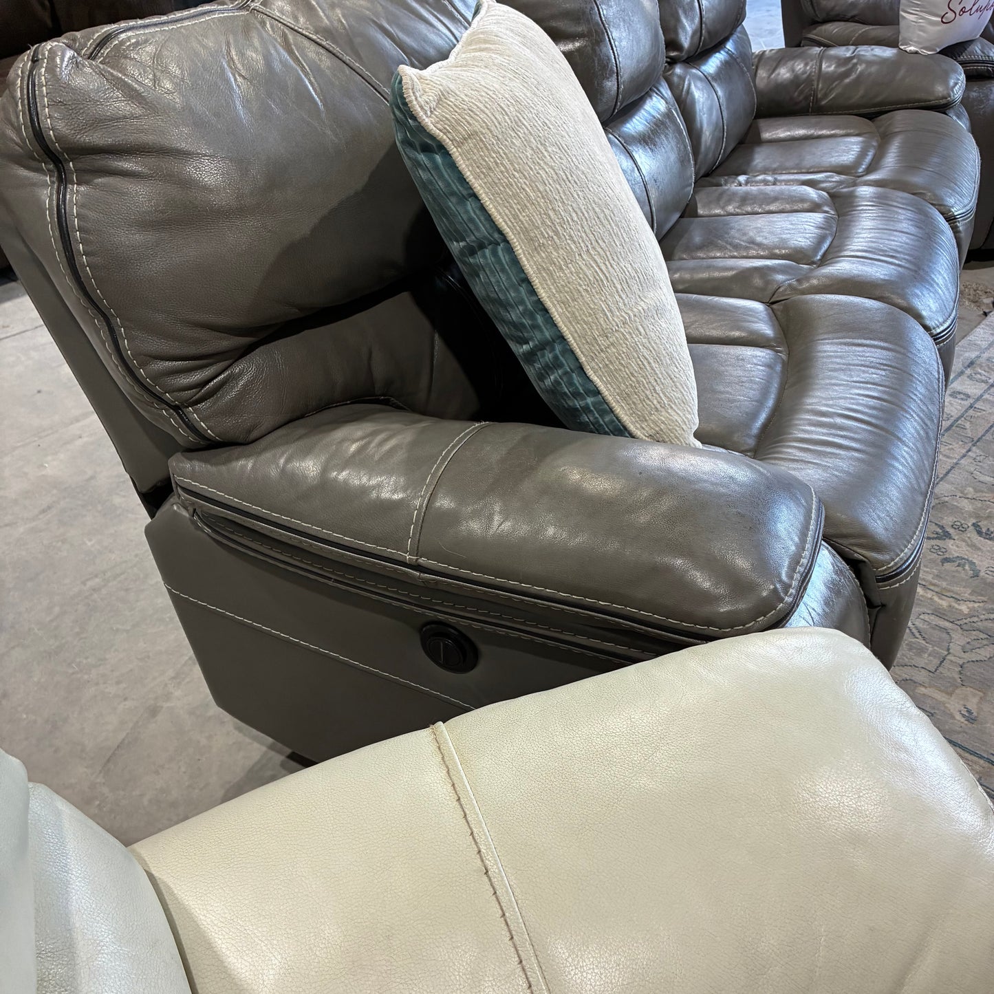 Reclining Leather Sofa Set