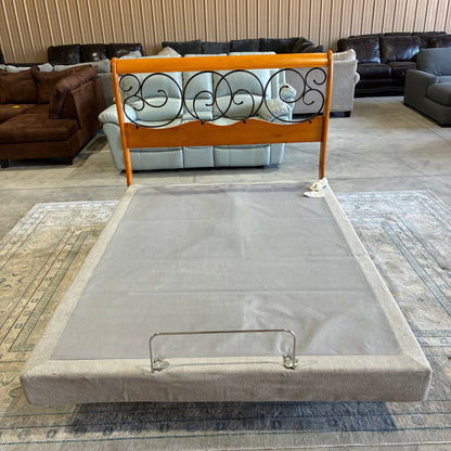 Temper Pedic Mattress & Adjustable Massage Frame