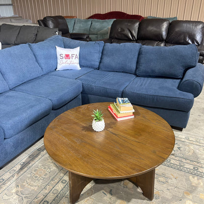 Navy Corner Sectional