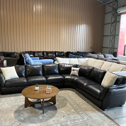 Natuzzi Italian Leather Sectional