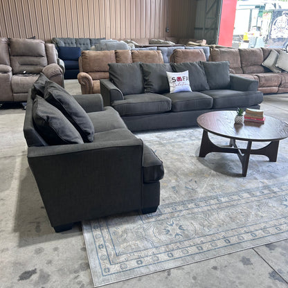 Charcoal Gray Sofa Set