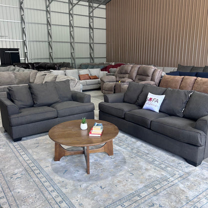 Charcoal Gray Sofa Set