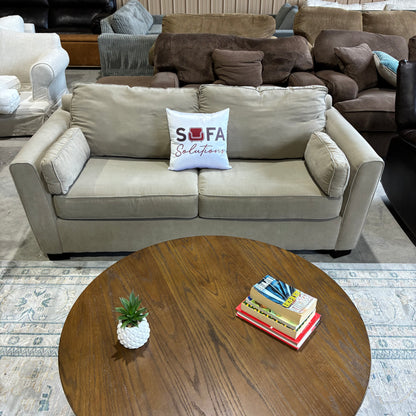 Beige Pullout Sofa