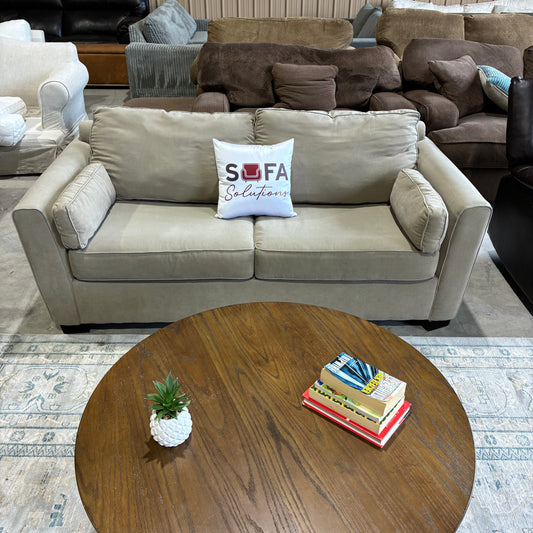 Beige Pullout Sofa