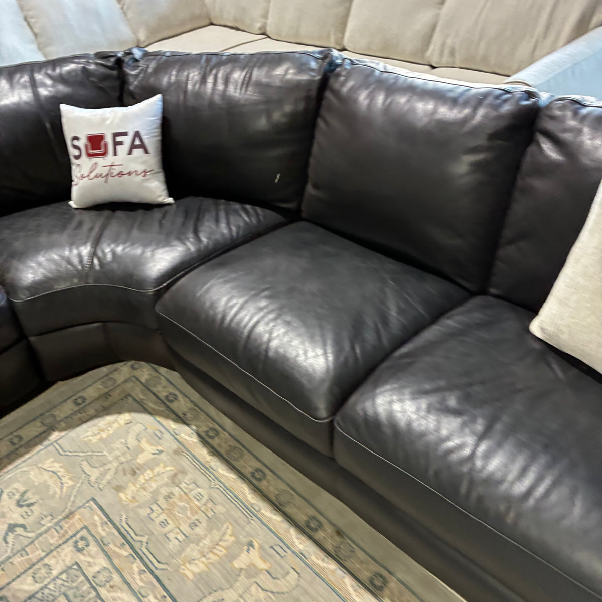 Natuzzi Italian Leather Sectional
