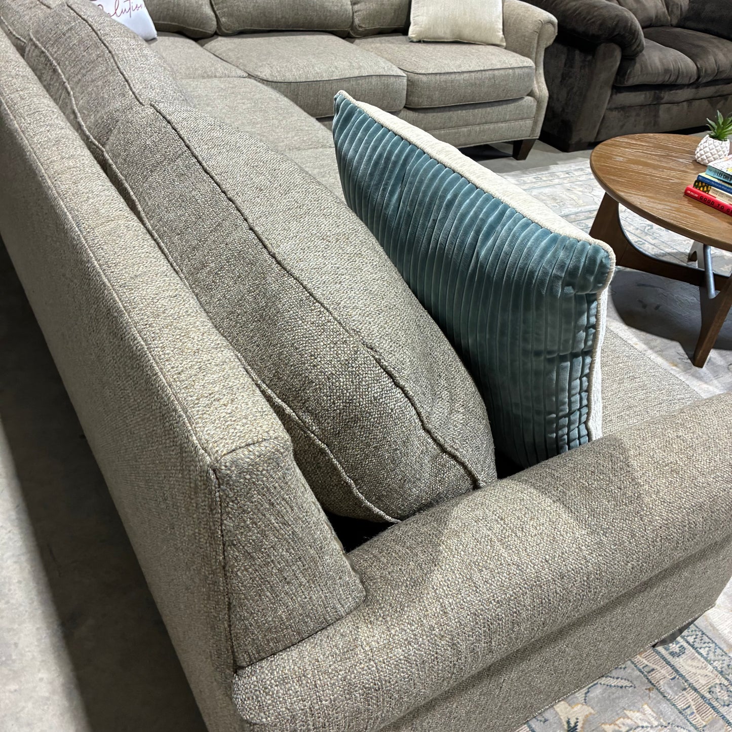 Corner Sectional with Nailhead Trim