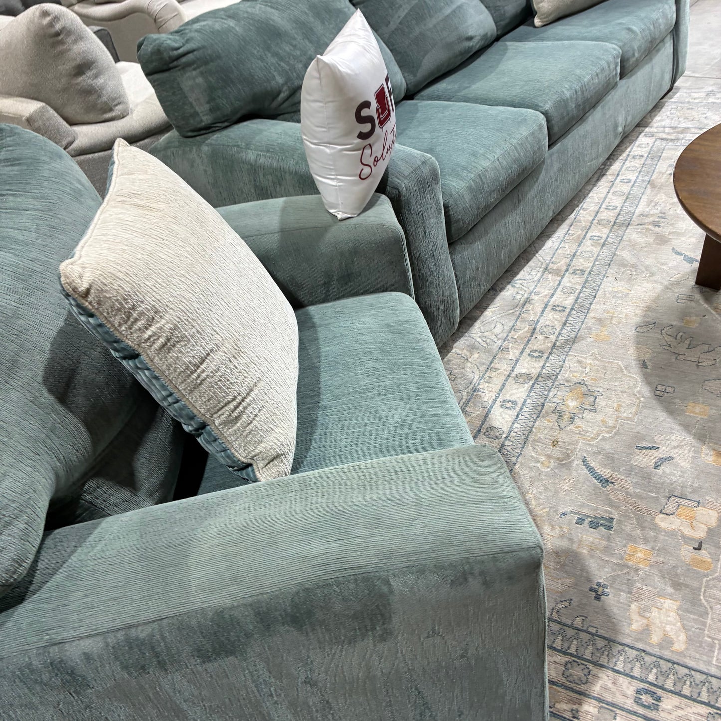 Teal Sofa Set