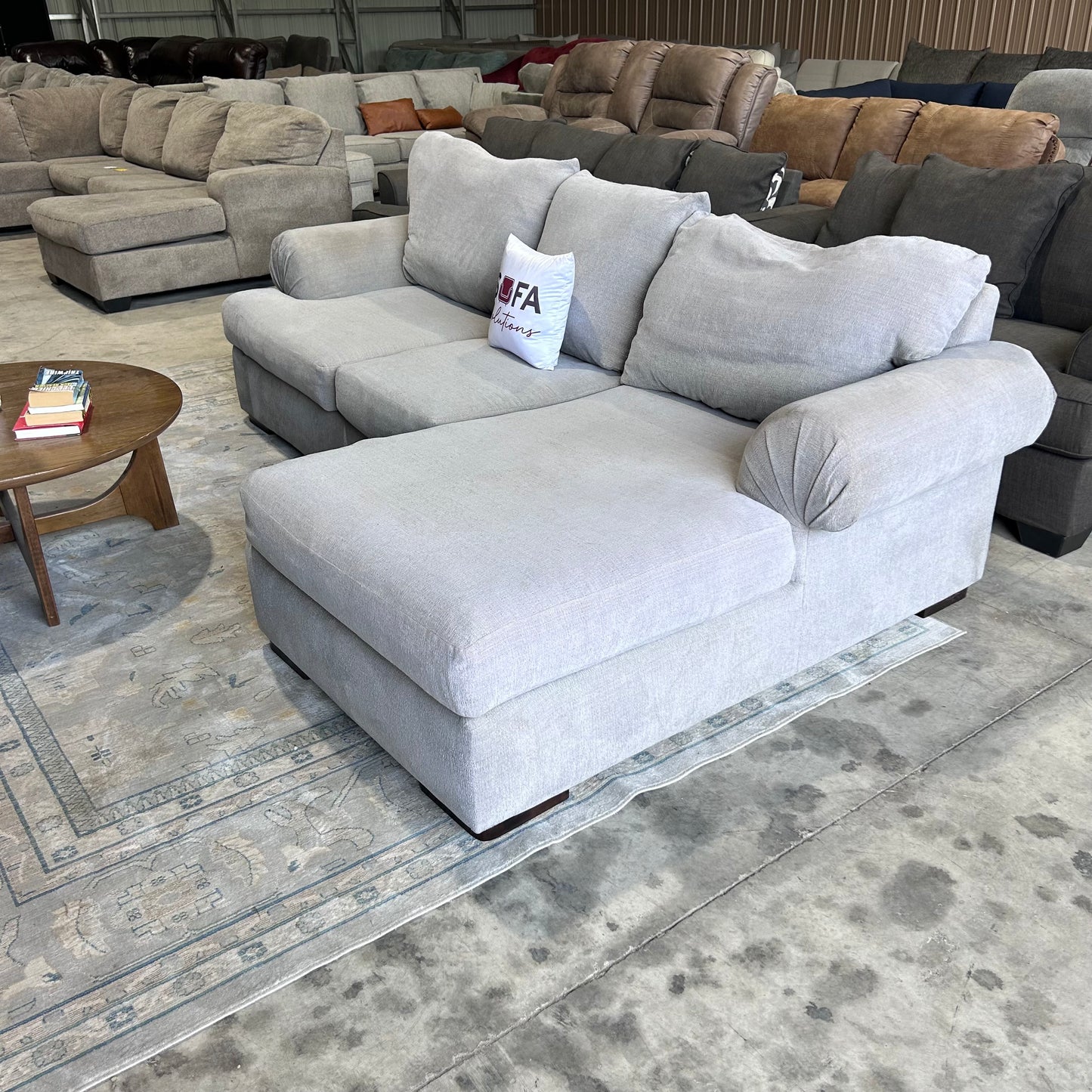 Gray Chaise Sectional