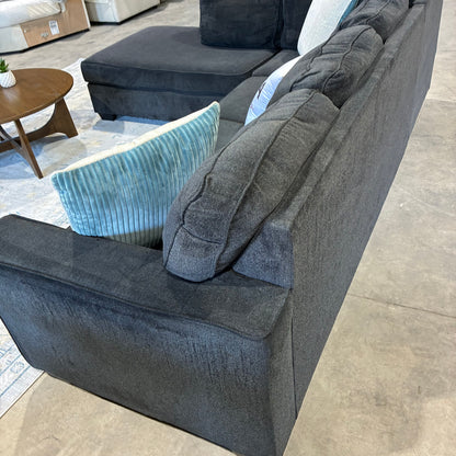 Navy Chaise Sectional