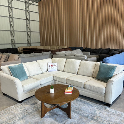 Cream Corner Sectional