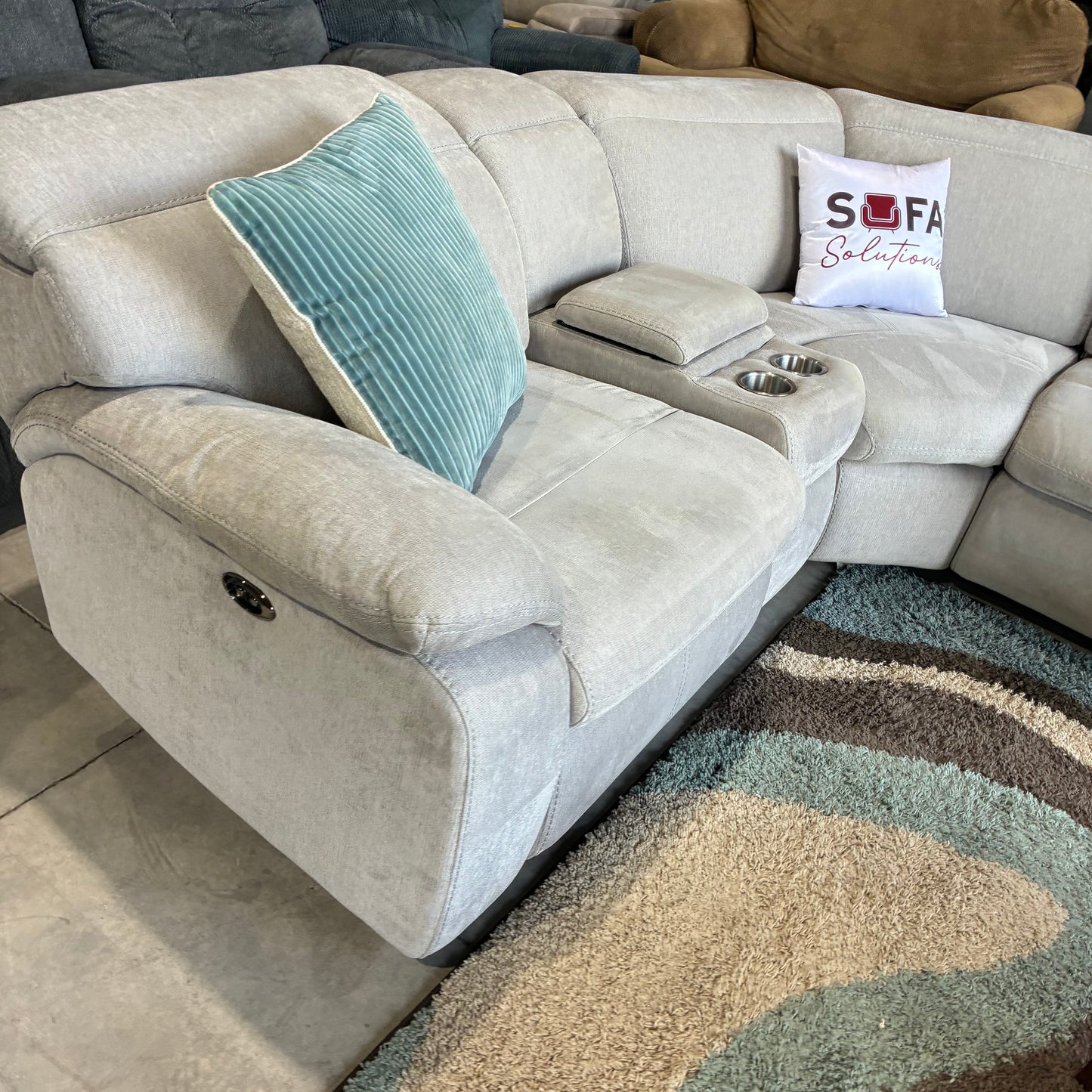 Electric Reclining Modular Sectional Sofa