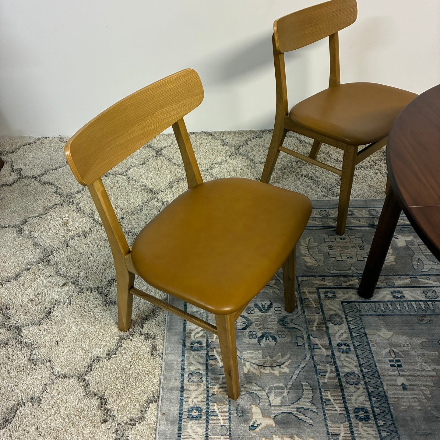 Article Ecole Leather Dining Chairs (2)