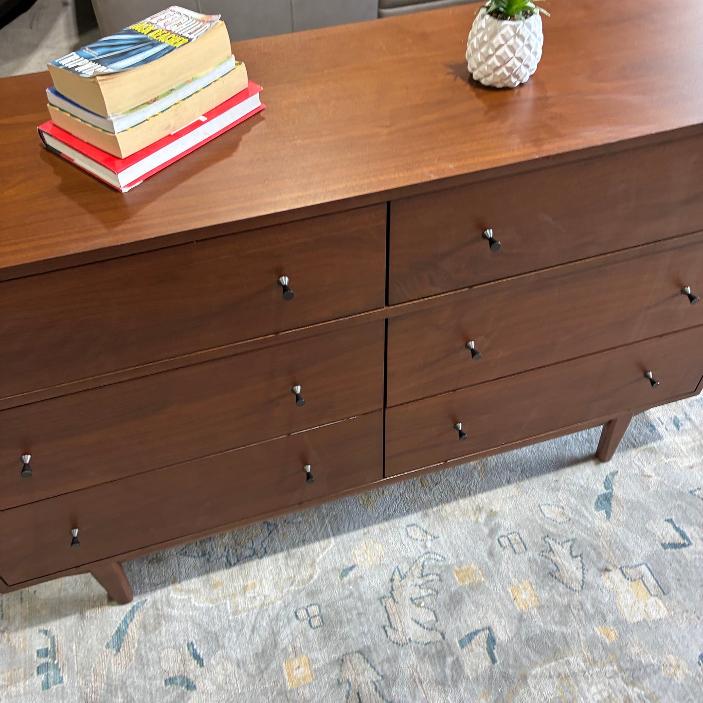 Article Cooper 6-Drawer Double Dresser Walnut