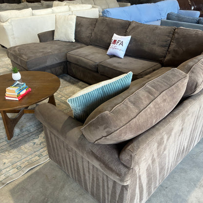 Charcoal Gray Chaise Sectional