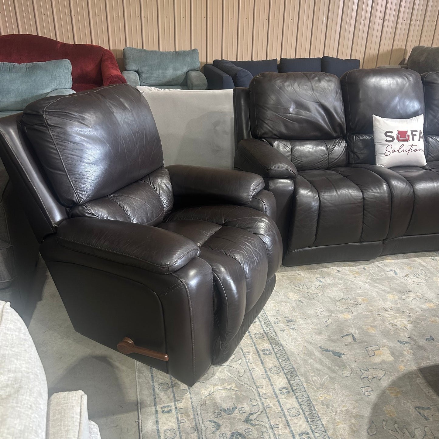 La-Z-Boy Reclining Sofa & Rocker Recliner