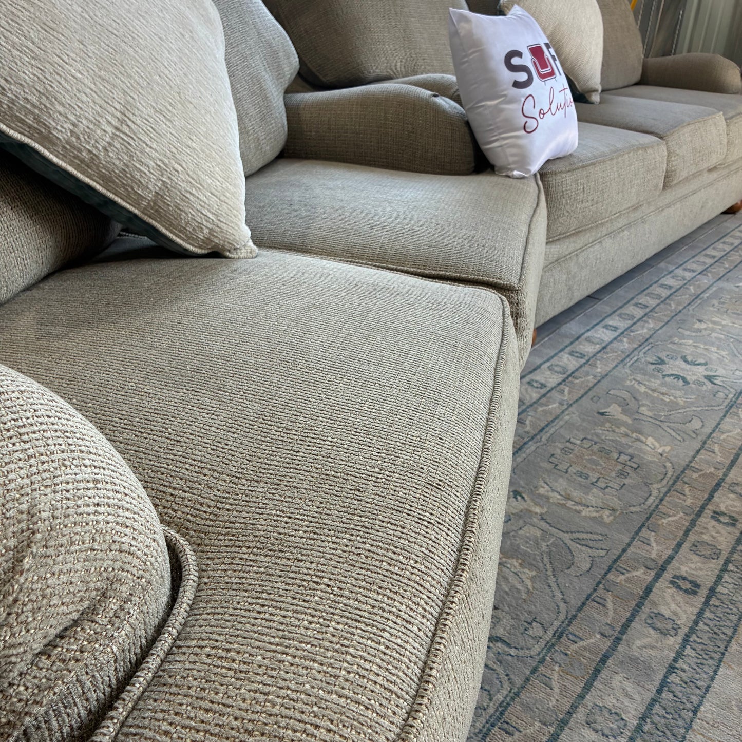 Beige Sofa Set