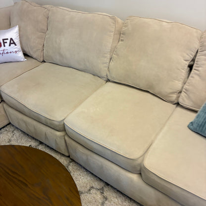 Cream Corner Sectional from Haverty’s