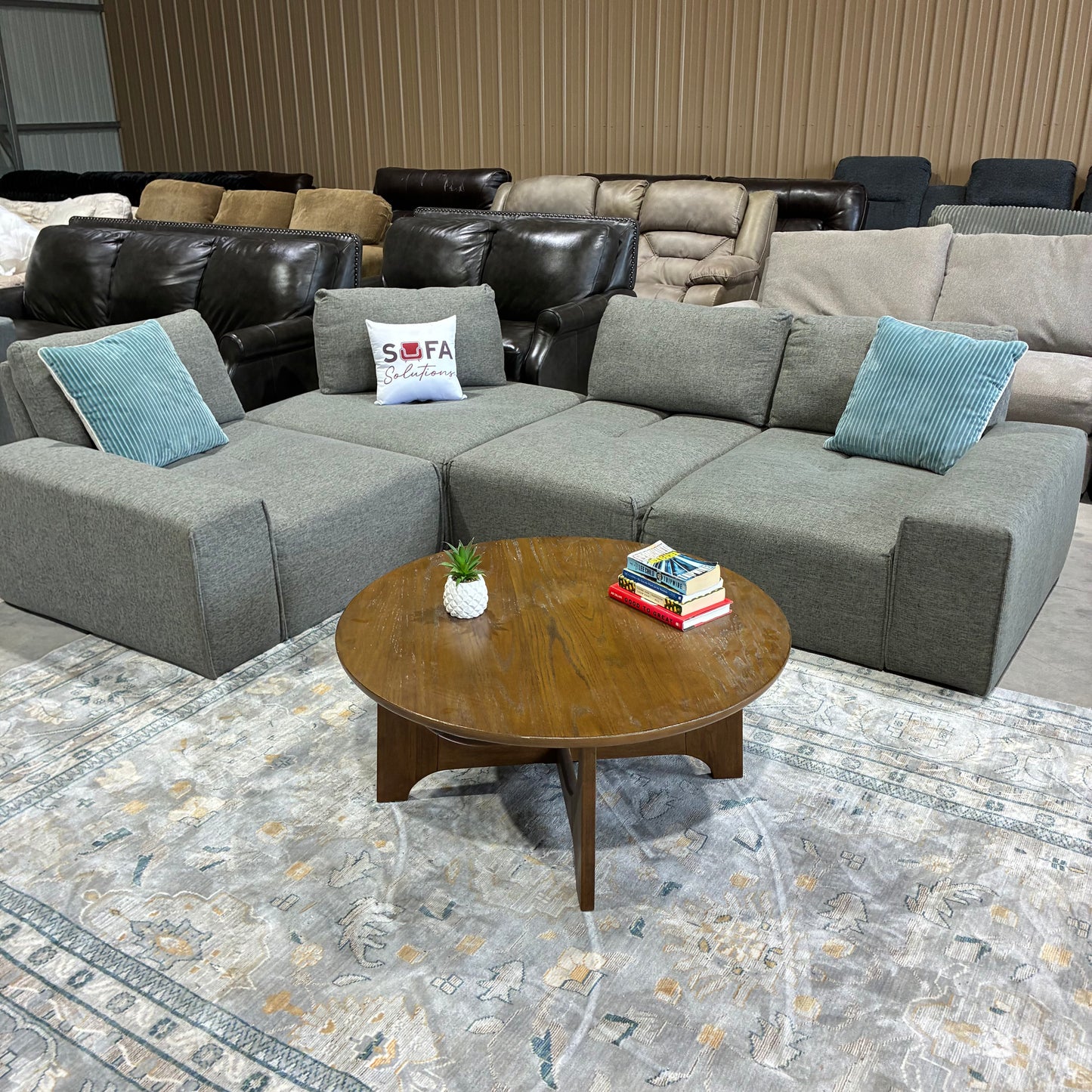 Adjustable Back 4-Piece Sectional
