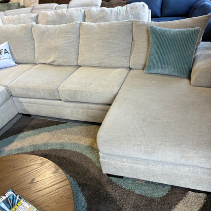 Beige Chaise Sectional