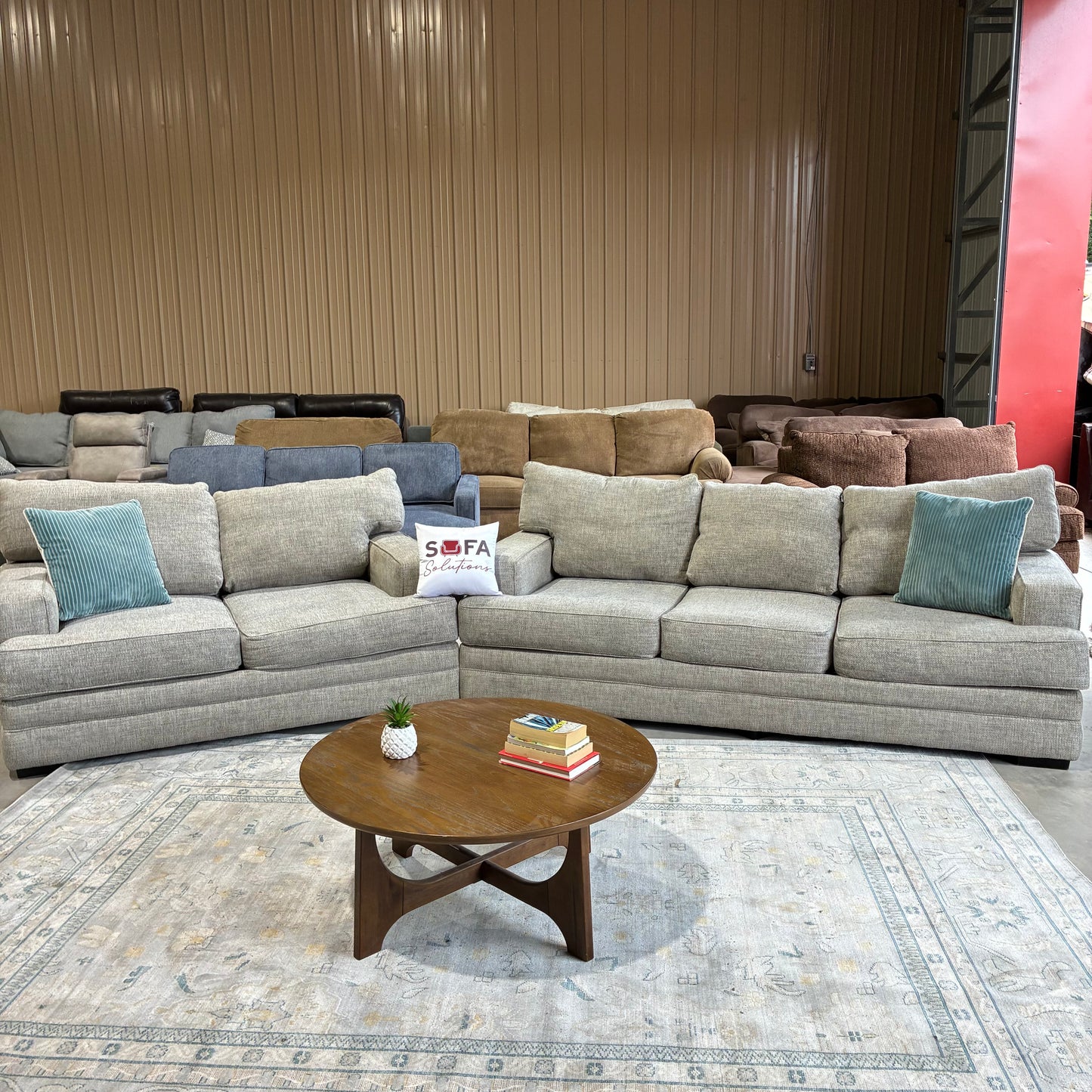 Gray Sofa Set