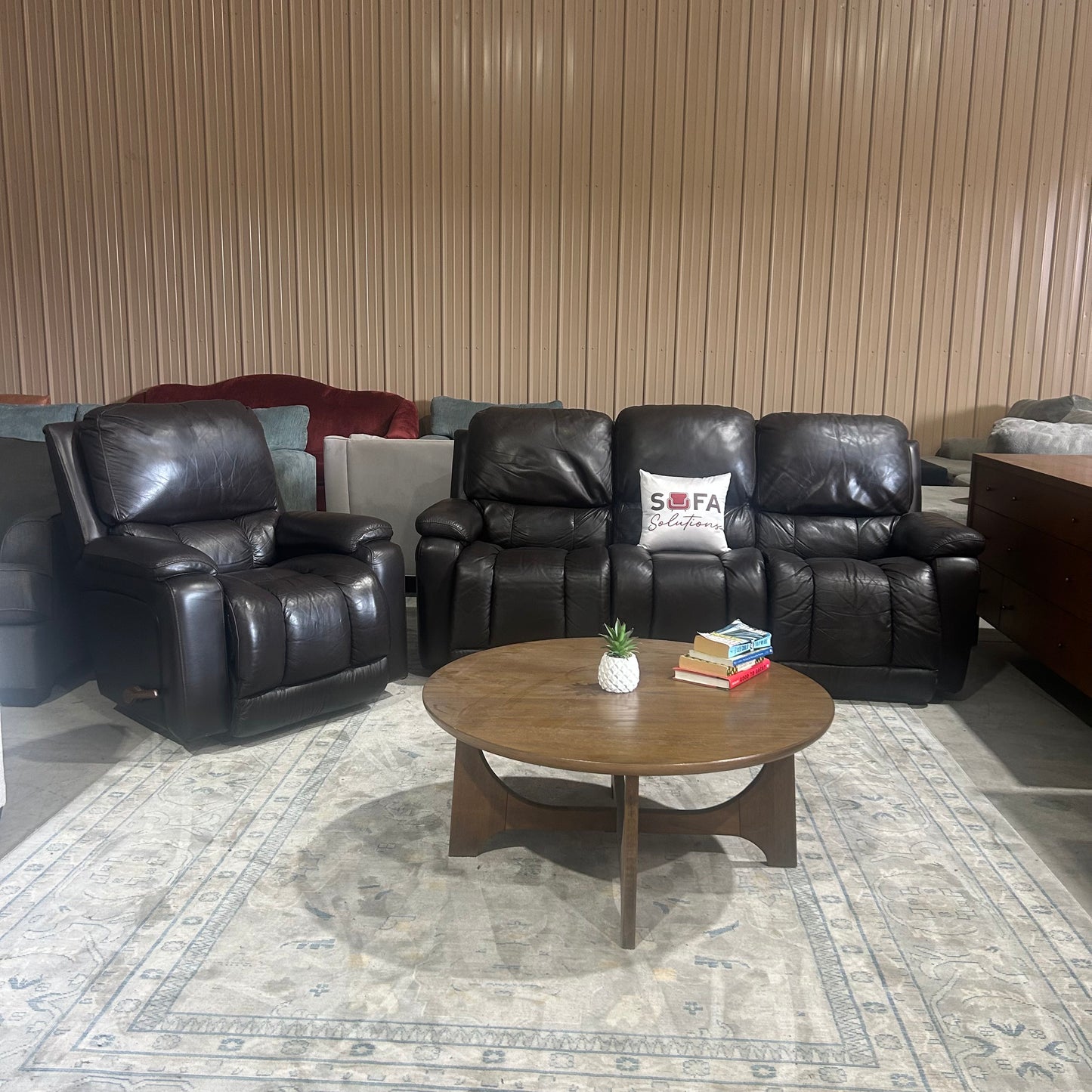 La-Z-Boy Reclining Sofa & Rocker Recliner