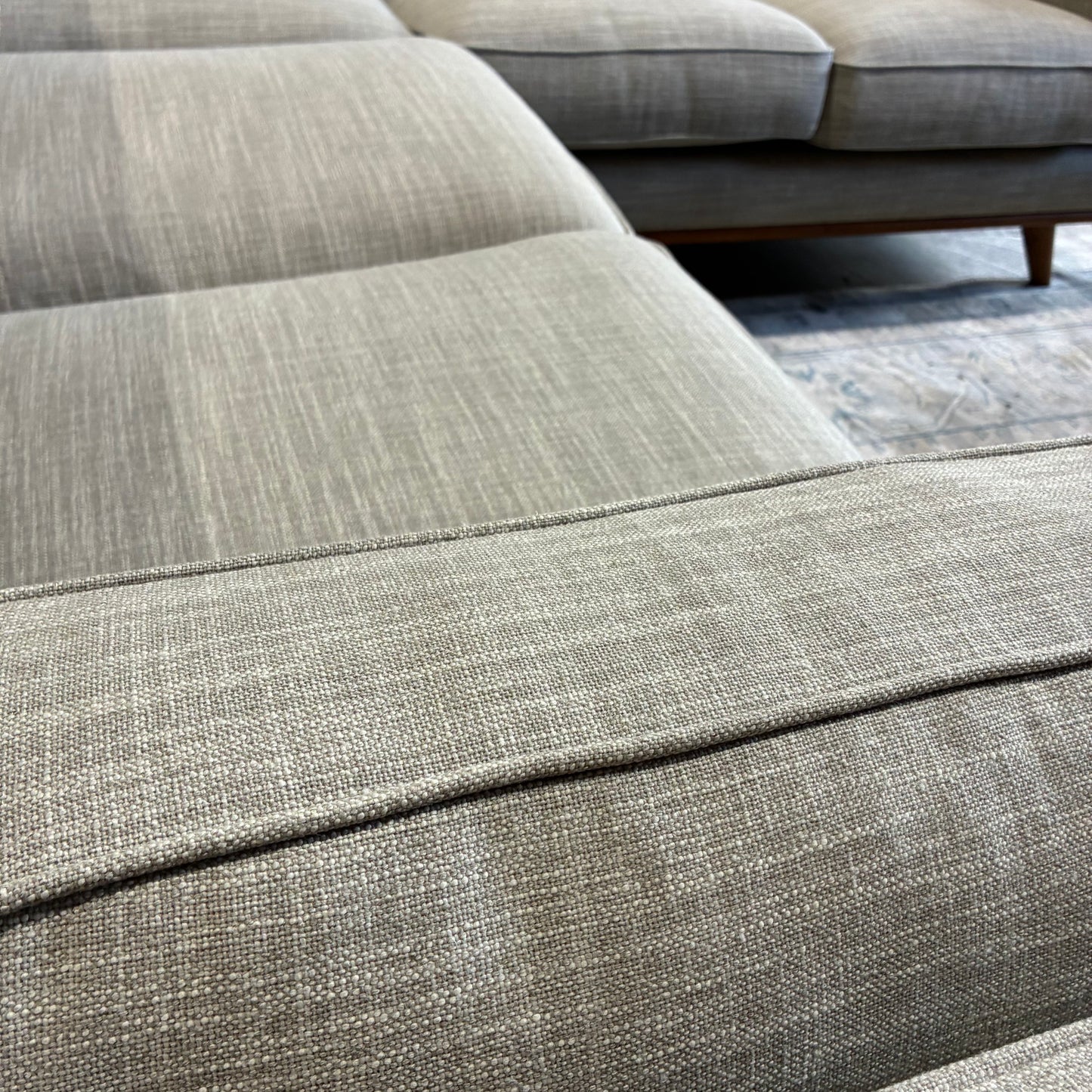Article Timber 93” Corner Sectional Rain Cloud