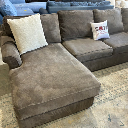 Charcoal Gray Chaise Sectional
