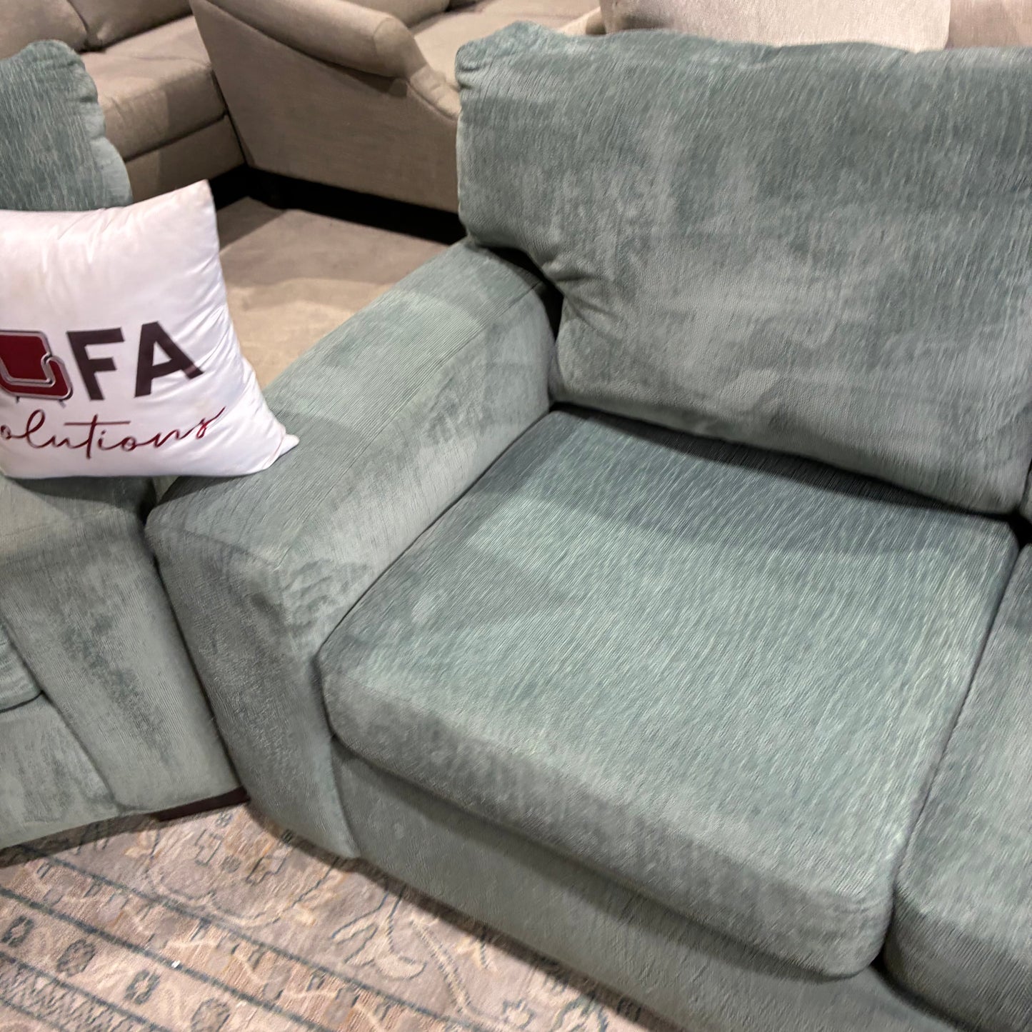 Teal Sofa Set