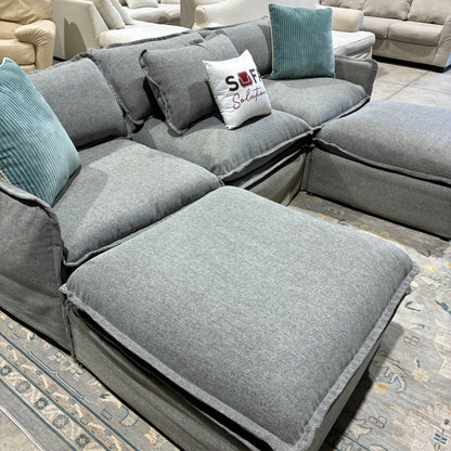 Gray Modular Sectional by Anabei