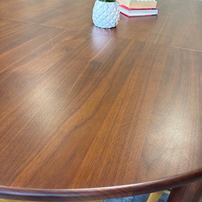Article Heidi Dining table and 6 Ecole dining Chairs