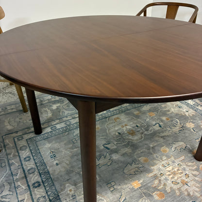 Article Heidi 48”-67.75” Extendable Round Table - Walnut