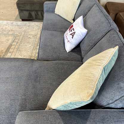 Navy Reversible Chaise Sectional